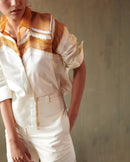 East 14  Gramercy Silk Organza and Giza cotton Shirt