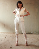 East 14  Penn Narrow Fit Silk Organza Pants