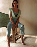 East 14  Straight fir Matka Cotton Pants