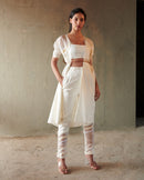 East 14  Whitney Silk Organza and Giza Cotton Jacket