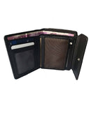 Noupelle  Elfin Black Upcycled Leather Wallet