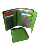 Noupelle  Elfin Green Upcycled Leather Wallet