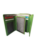 Noupelle  Elfin Green Upcycled Leather Wallet