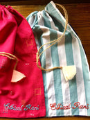 Use Me Works Upcycled Embroidered Packaging With Branding Pack Of 100