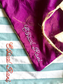 Use Me Works Upcycled Embroidered Packaging With Branding Pack Of 100