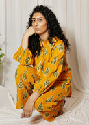 Earth Republic 100% Cotton Ikat Ambereez Handloom Co-Ord Set