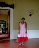 The Jodi Life  Begonia Tiered Mangalgiri Cotton Dress