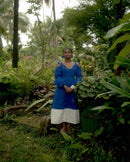 The Jodi Life  Butterfly Pea Mul Cotton Dress