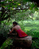 The Jodi Life  Tea Rose Muslin Vegan Silk Maxi Dress