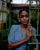 The Jodi Life  Passion Flower Muslin Silk Wrap Dress