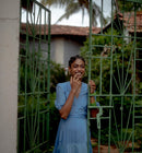 The Jodi Life  Passion Flower Muslin Silk Wrap Dress