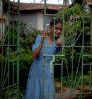 The Jodi Life  Passion Flower Muslin Silk Wrap Dress