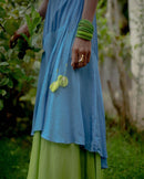 The Jodi Life  Passion Flower Muslin Silk Wrap Dress