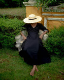 The Jodi Life  Dahlia Noir Mangalgiri Cotton Wrap Dress