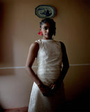 The Jodi Life  Frangipani Draped  Cotton Dress