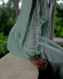 The Jodi Life  Champa Muslin Vegan Silk Maxi Dress