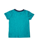 Organic Emerald Playtime Tshirt With Half Sleeves
