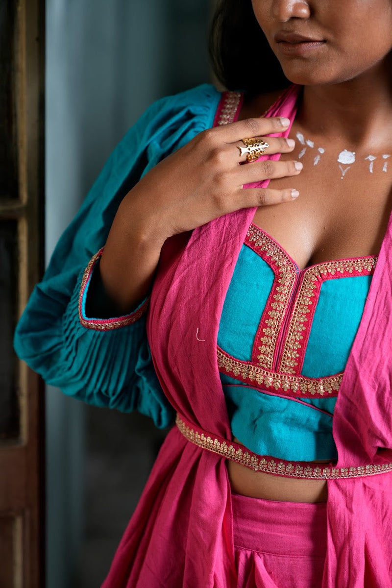 women festive wear handloom blouse | Prathaa | Handloom & Sustainable Clothing