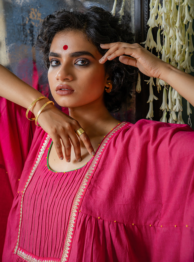 SAUBHAGYA KAFTAN for Women | Prathaa | Handloom Clothing