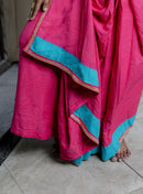 pre draped saree with blouse  | Prathaa | Handloom & Sustainable Clothing