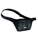 Jaggery Noir Fanny Pack in Rescued Seat Belts