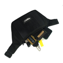 Jaggery Noir Fanny Pack in Rescued Seat Belts