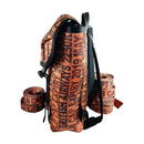 Jaggery Serially Circular Fausto Backpack in Ex-British Cargo Belts & Rescued Car Seat Belts [15" Laptop bag]