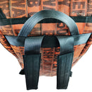 Jaggery Serially Circular Fausto Backpack in Ex-British Cargo Belts & Rescued Car Seat Belts [15" Laptop bag]