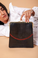 X Feet Above Ethically Made Miranda Clasp Bag