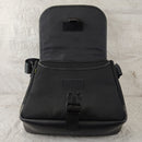 Jaggery Noir Unisex Satchel in Rescued Car Seat Belts [10" bag]