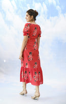 The Jodi Life  Geeta Muslin Silk Midi Dress