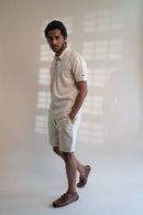 100% Organic Cotton Dawning Half Sleeve Shirt & Straight Fit Shorts Set