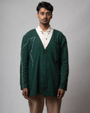 Handcrafted Lafaani V Neck Jacket