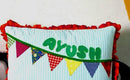 Use Me Works Customizable Name Applique Cushions