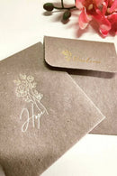 Unalome Hope Handmade Flax Paper Wishcards - Set of 5