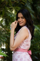 Organic Cotton Women's Dress in Lotus Pink