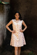 Sustainable Women's Dress in Yellow Marigold