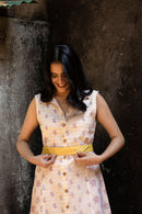 Ethical Women's Dress In Yellow Marigold