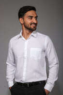 Earthy Route Tencel™ Lyocell Shirt in Milky White