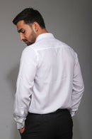 Earthy Route Tencel™ Lyocell Shirt in Milky White