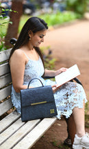 Zenkind Natural 100% Plant Based and Biodegradable Coconut Leather Chic City Bag