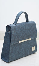 Zenkind Natural 100% Plant Based and Biodegradable Coconut Leather Chic City Bag