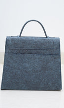 Zenkind Natural 100% Plant Based and Biodegradable Coconut Leather Chic City Bag