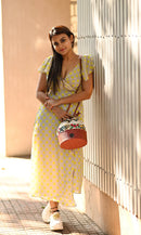 Zenkind Natural 100% Plant Based and Biodegradable Coconut Leather Jhola Sling