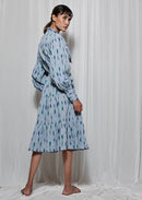 Earth Republic 100% Cotton Ikat Alice Handloom Dress