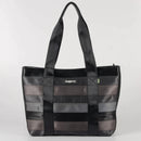 Jaggery Noir Surplus Tote in Rescued Car Seat Belts