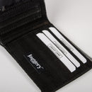 Jaggery Noir Wallet in Black Rescued Car Belts