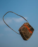 Kaiyare  Striped sling bag in Banana Fibre
