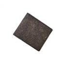 VEGAN COCONUT LEATHER CLASSIC SLIM MEN WALLET- CHARCOAL