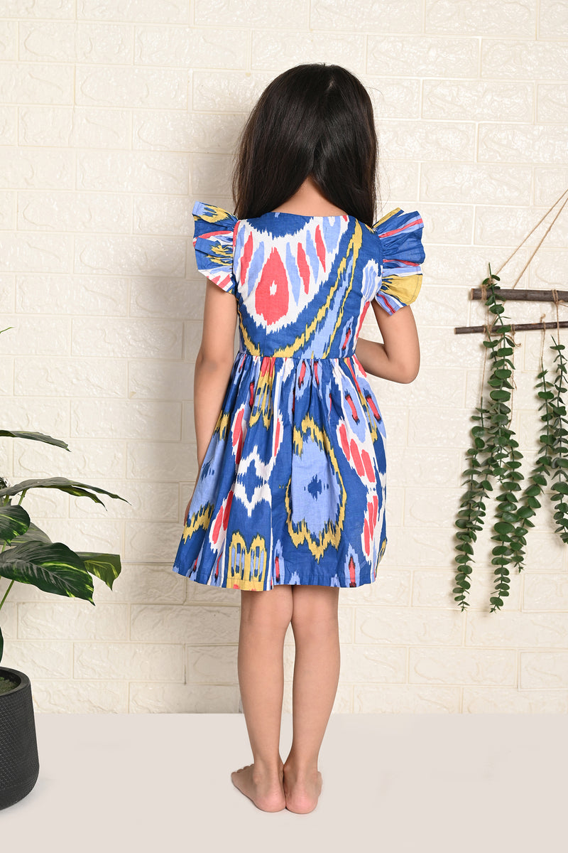 The Cotton Staple Cotton Twister Ikat Dress